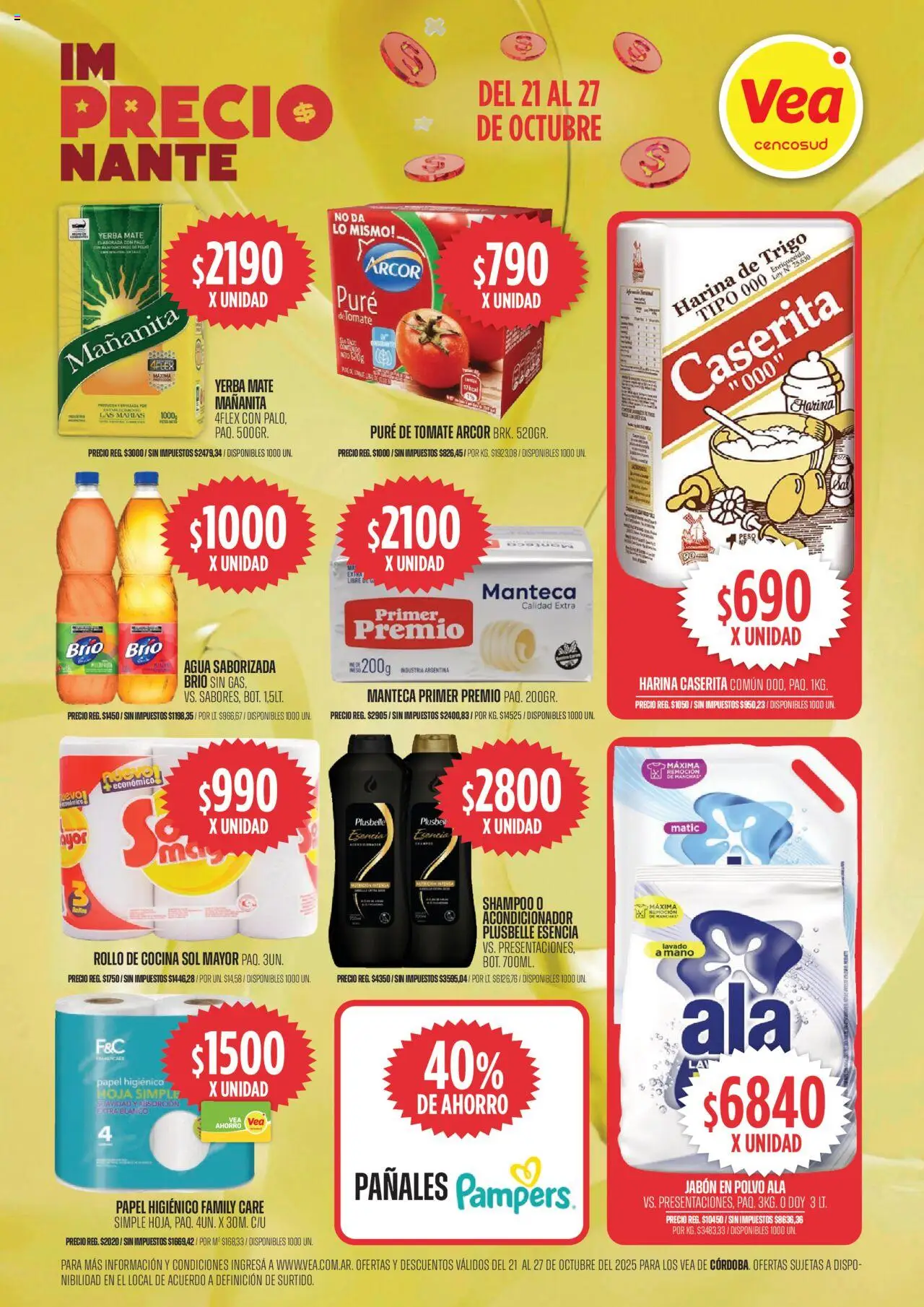 Vea Ofertas del 21/10/2025 >> Catálogo