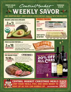 Ad Preview of Central Market Weekly Ad from 12/03/2025 | Page: 1