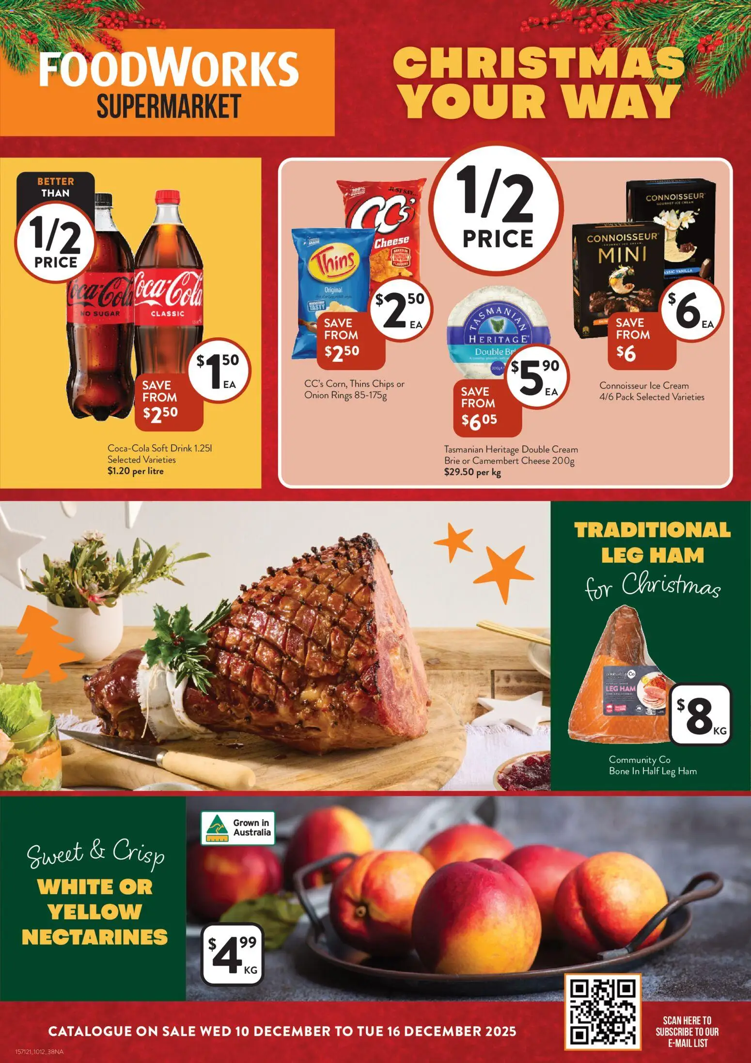 Preview of catalogue Catalogue from shop Foodworks valid 10/12/2025