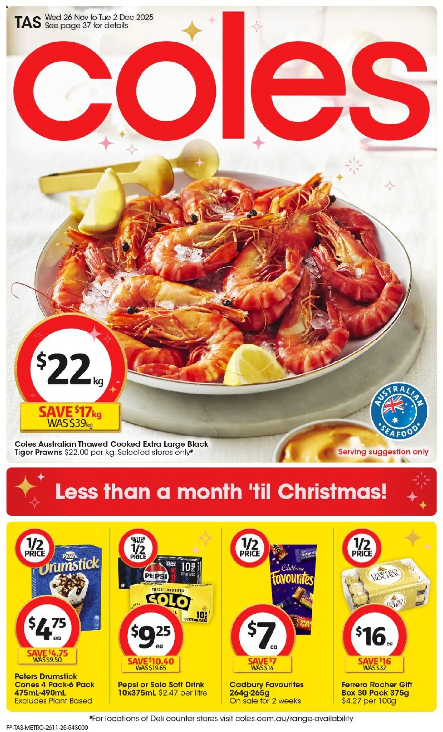 Preview of catalogue Catalogue TAS from shop Coles valid 26/11/2025