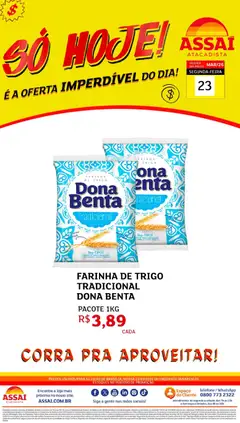 Pré-Visualização do folheto "Assaí Atacadista ofertas - DF" da loja Assaí Atacadista válido a partir de 23/03/2026
