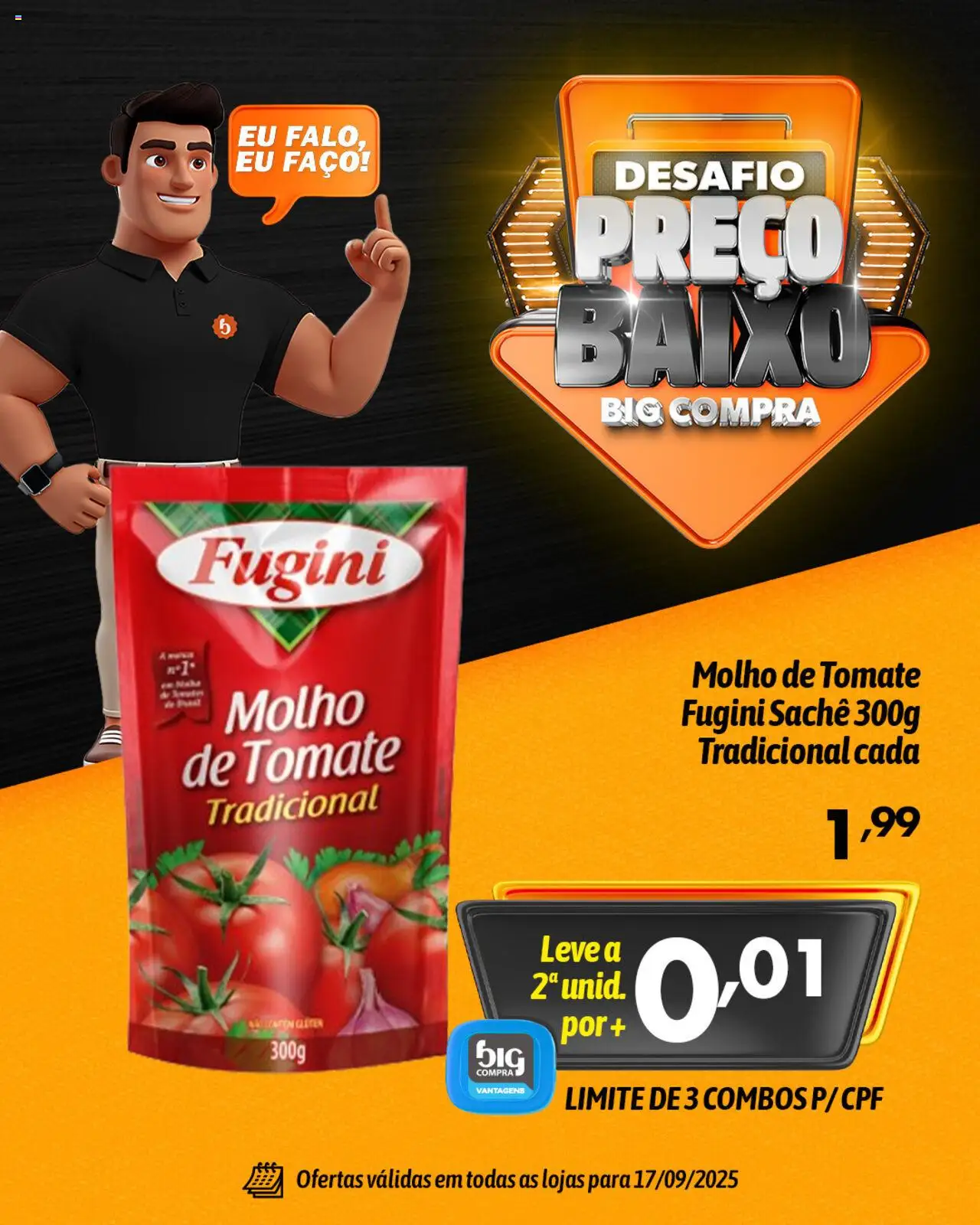 Big Compra folheto "Ofertas do Dia" válido a partir de 17/09/2025 - número de página 1