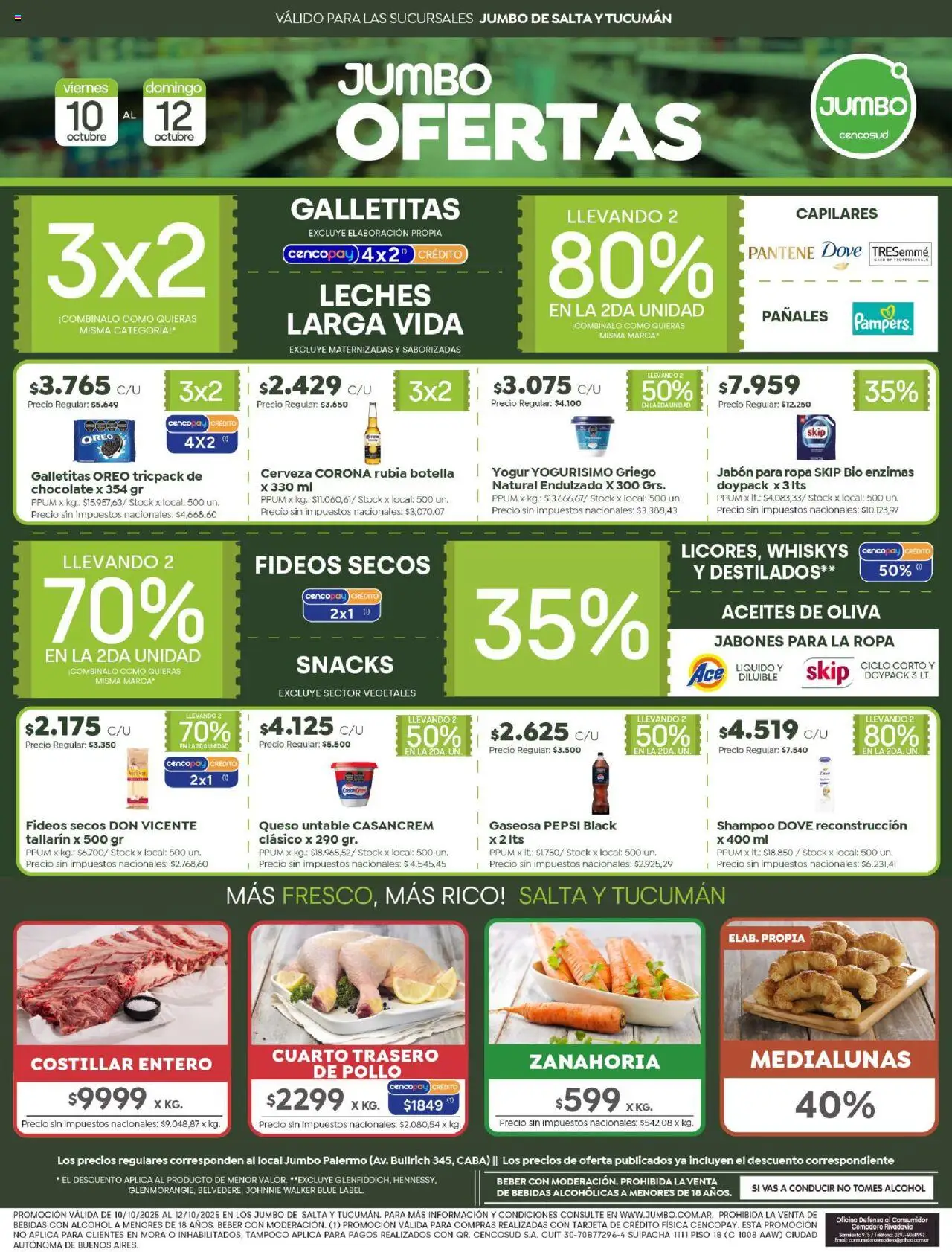 Jumbo Ofertas del 10/10/2025 >> Catálogo