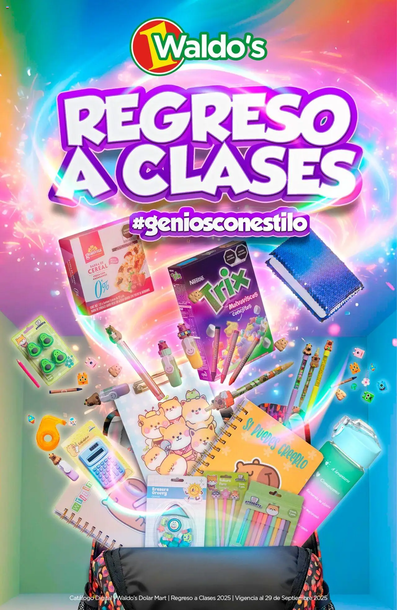 Catálogo Regresa a Clases con Estilo Waldo's y sus promociones válidas desde el 15/08/2025 - Número de página 1