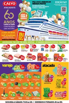 Pré-Visualização do folheto "Ofertas da semana" da loja Calvo Atacadista válido a partir de 07/11/2025