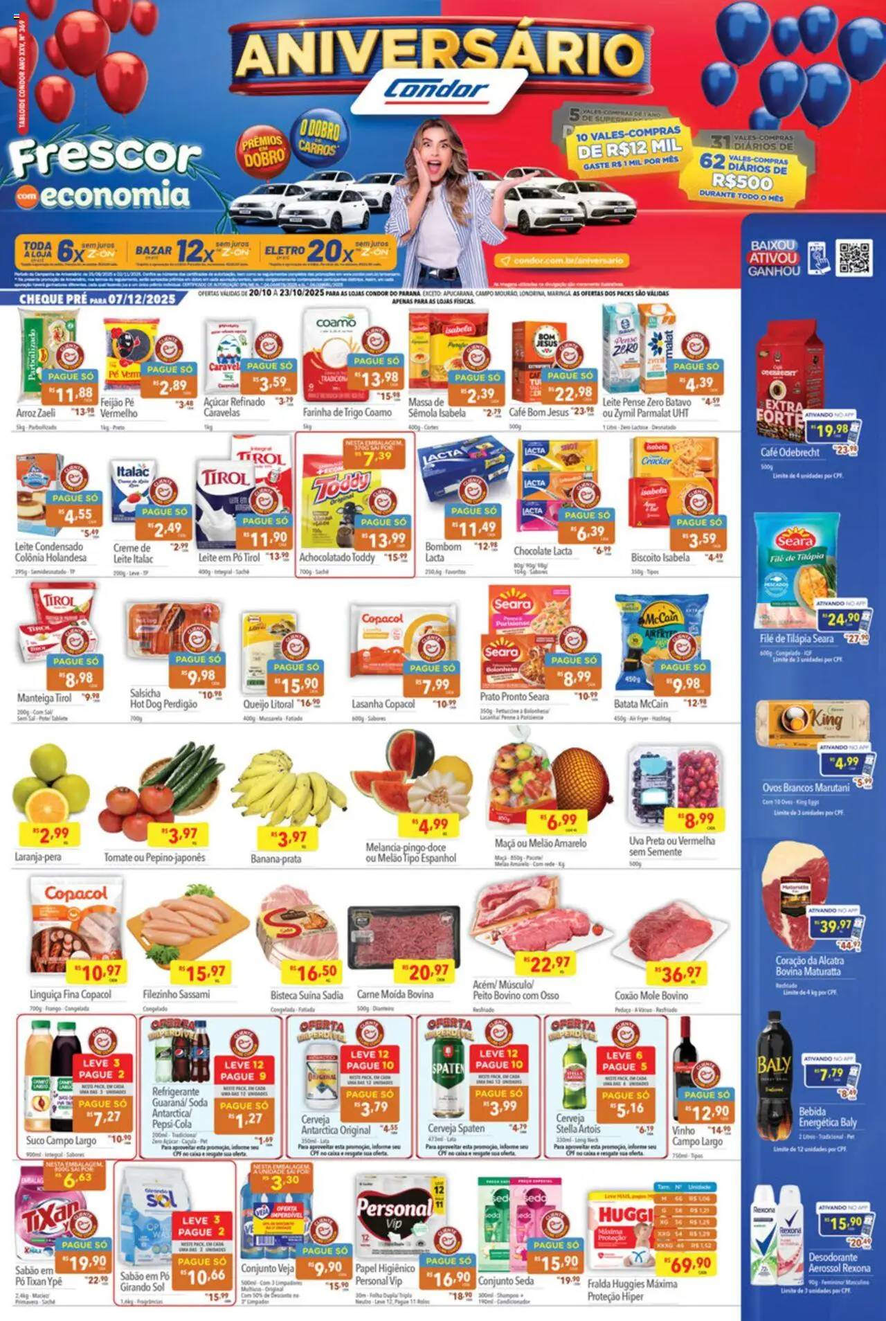 Supermercados Condor folheto "Ofertas da semana" válido a partir de 20/10/2025 - número de página 1