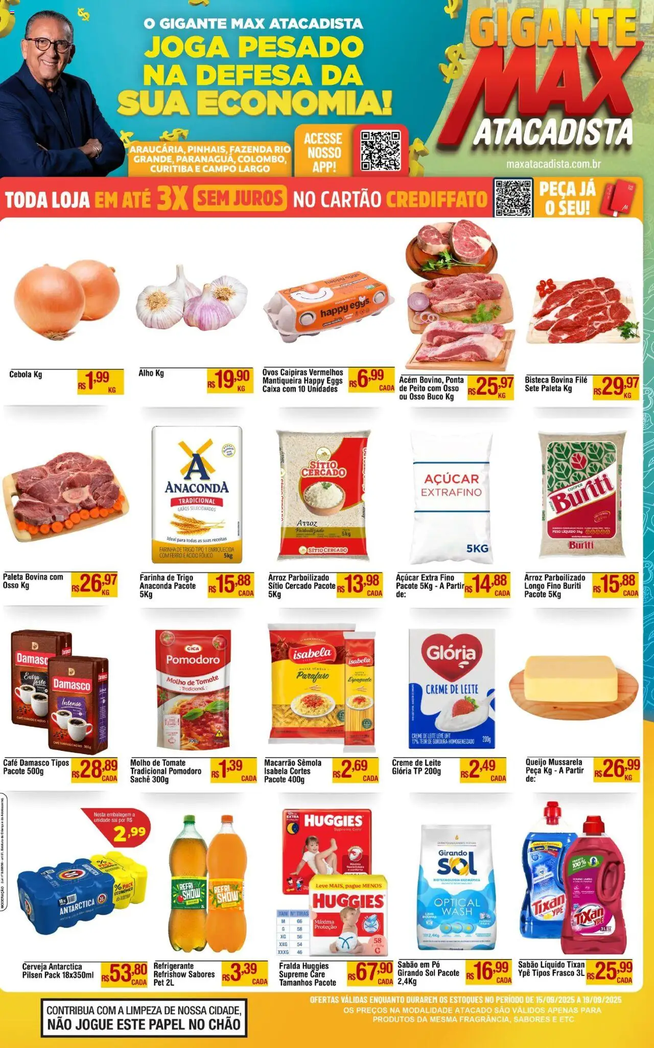 Max Atacadista folheto "Ofertas Semanal" válido a partir de 15/09/2025 - número de página 1