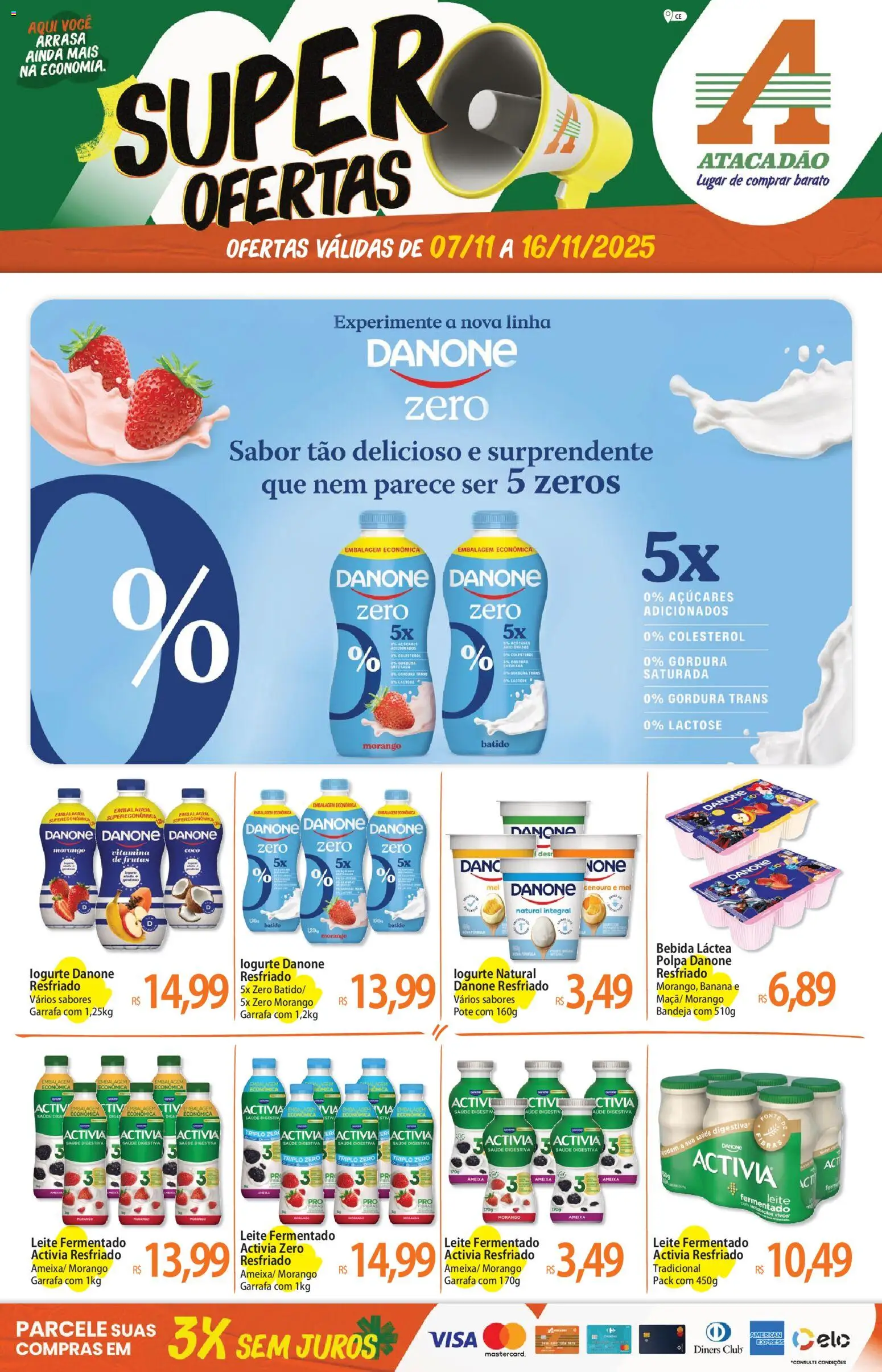Pré-Visualização do folheto "Ofertas - CE" da loja Atacadão válido a partir de 07/11/2025