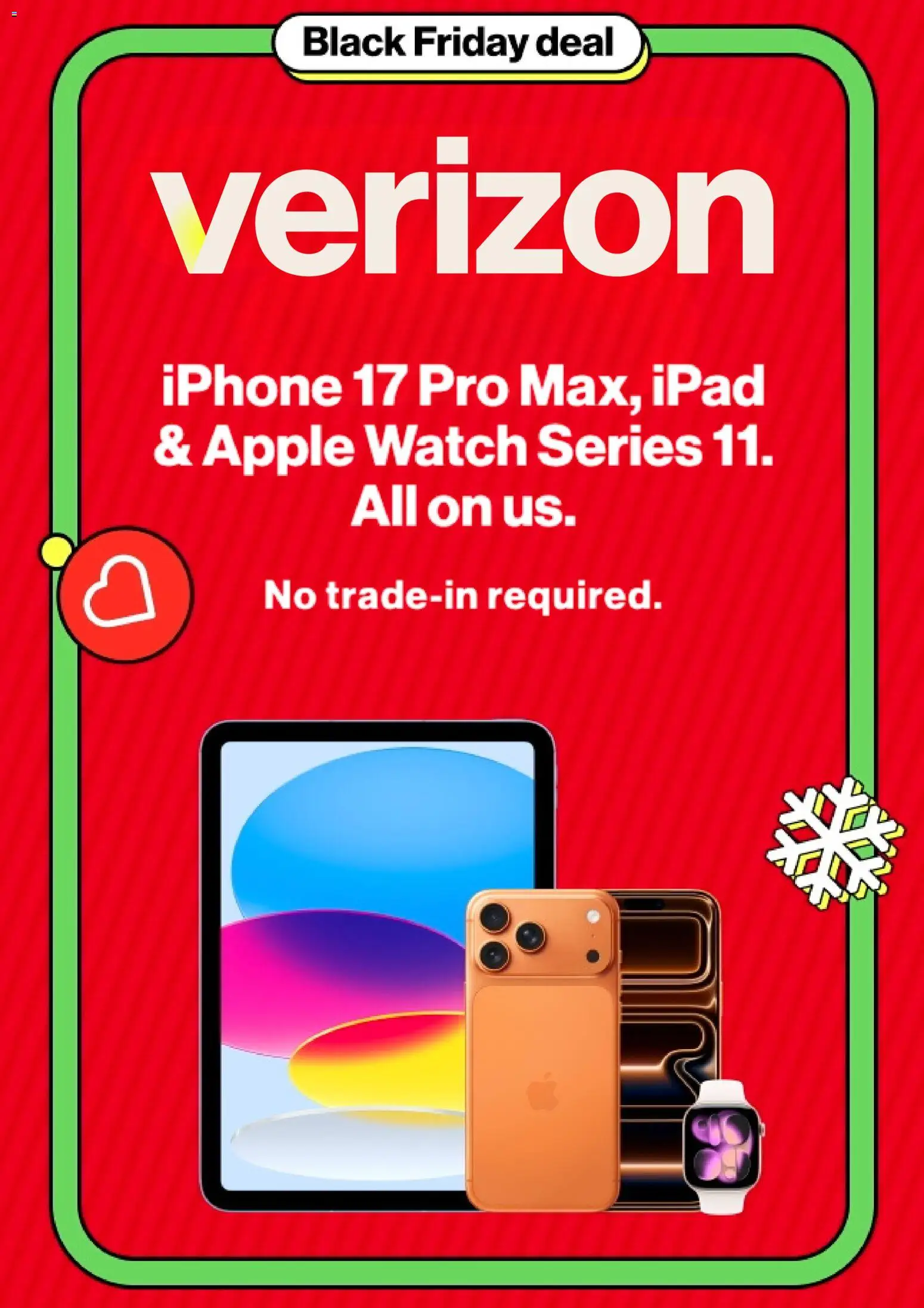 Ad Preview of Verizon Black Friday from 11/26/2025
