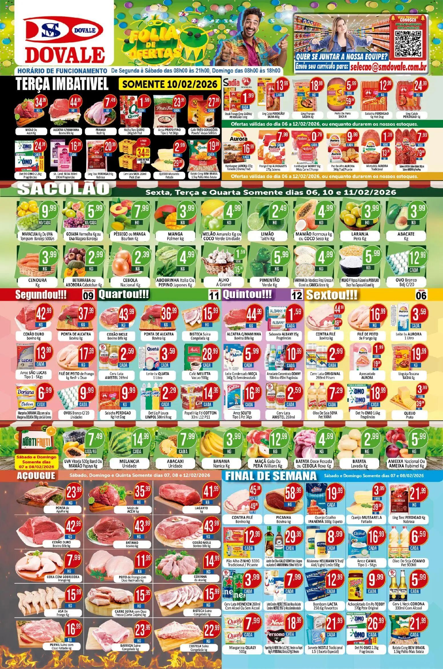 Pré-Visualização do folheto "Ofertas da semana" da loja Dovale válido a partir de 06/02/2026