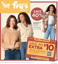 Ad Preview of Fry's Food Home & Apparel from 09/17/2025