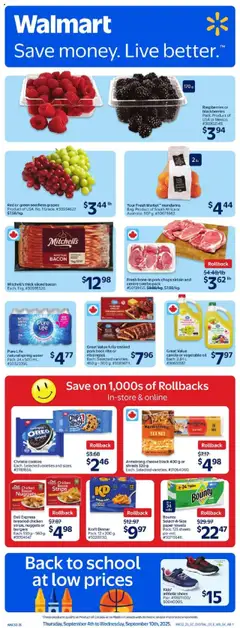Preview of leaflet Weekly Flyer - AB from shop Walmart is valid from Sep 04, 2025