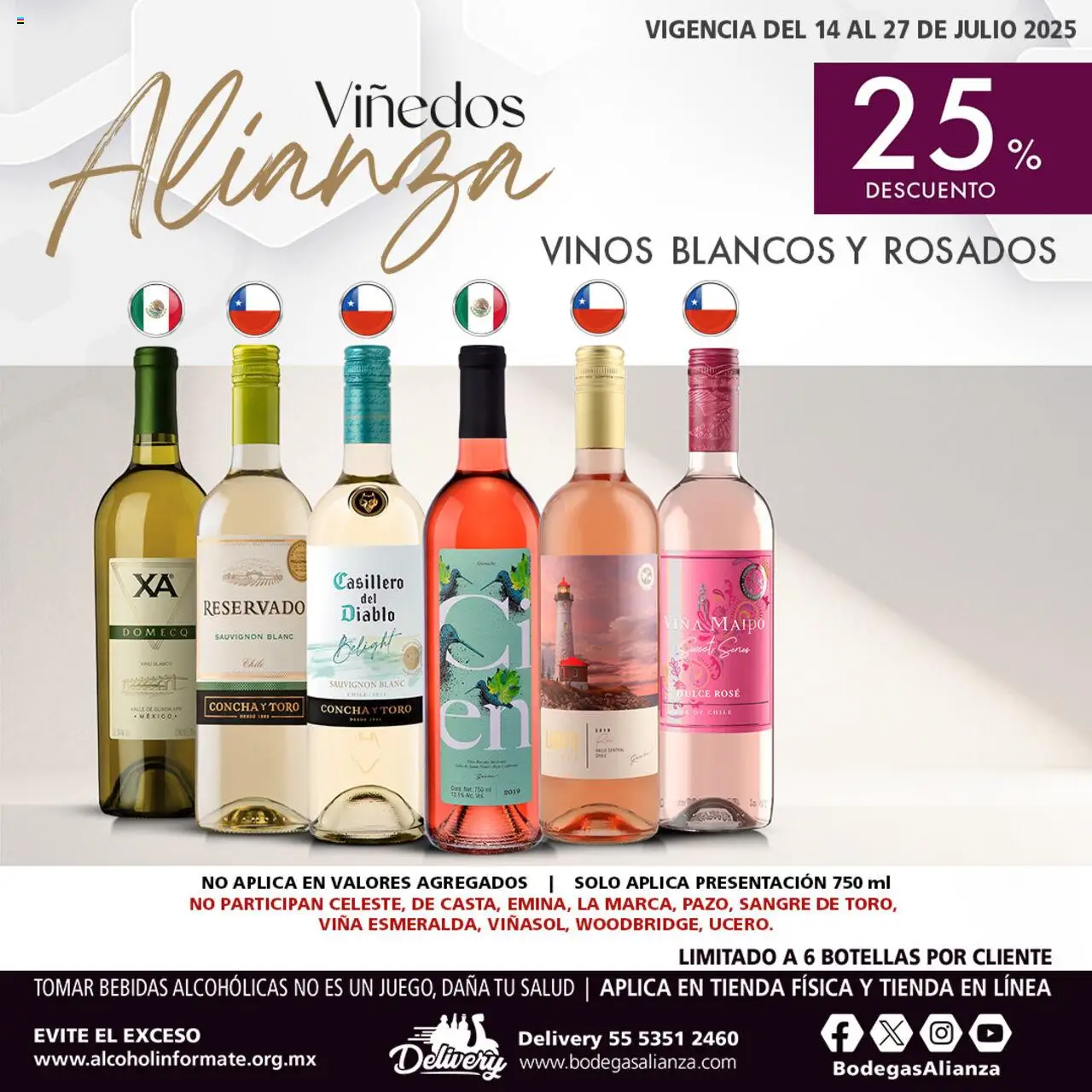 Catálogo Viñedos Bodegas Alianza y sus promociones válidas desde el 14/07/2025 - Número de página 1