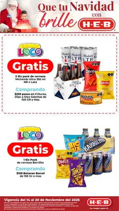Vista previa las ofertas de la tienda H-E-B - Folleto desde el 14/11/2025 