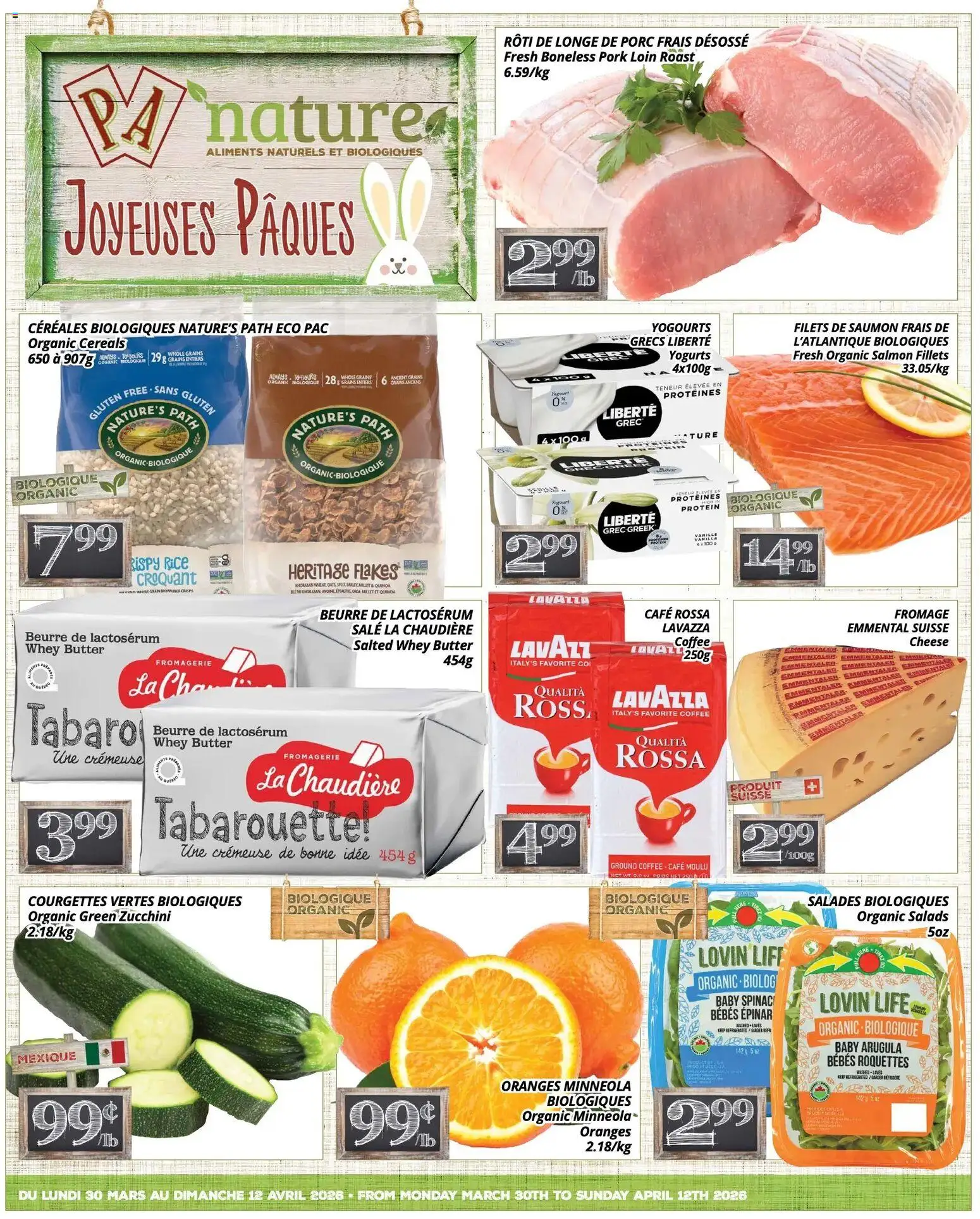 Preview of leaflet Pa Supermarché - Pa nature Flyer from shop Pa Supermarché is valid from Mar 30, 2026