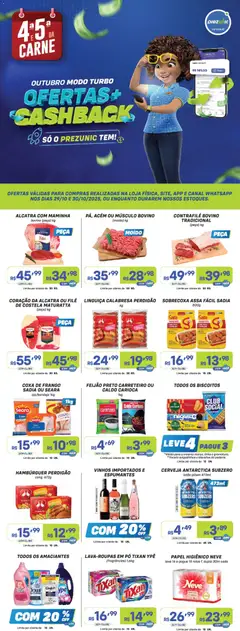 Pré-Visualização do folheto "Encarte" da loja Prezunic válido a partir de 29/10/2025