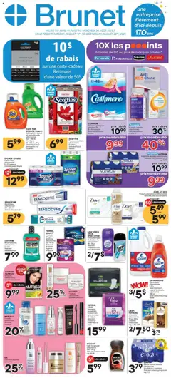 Un aperçu du dépliant Weekly flyer / circulaire du magasin Brunet est valide à partir 14 août 2025