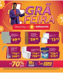 Pré-Visualização do folheto "Ofertas Gra Feira" da loja Telhanorte válido a partir de 02/10/2025