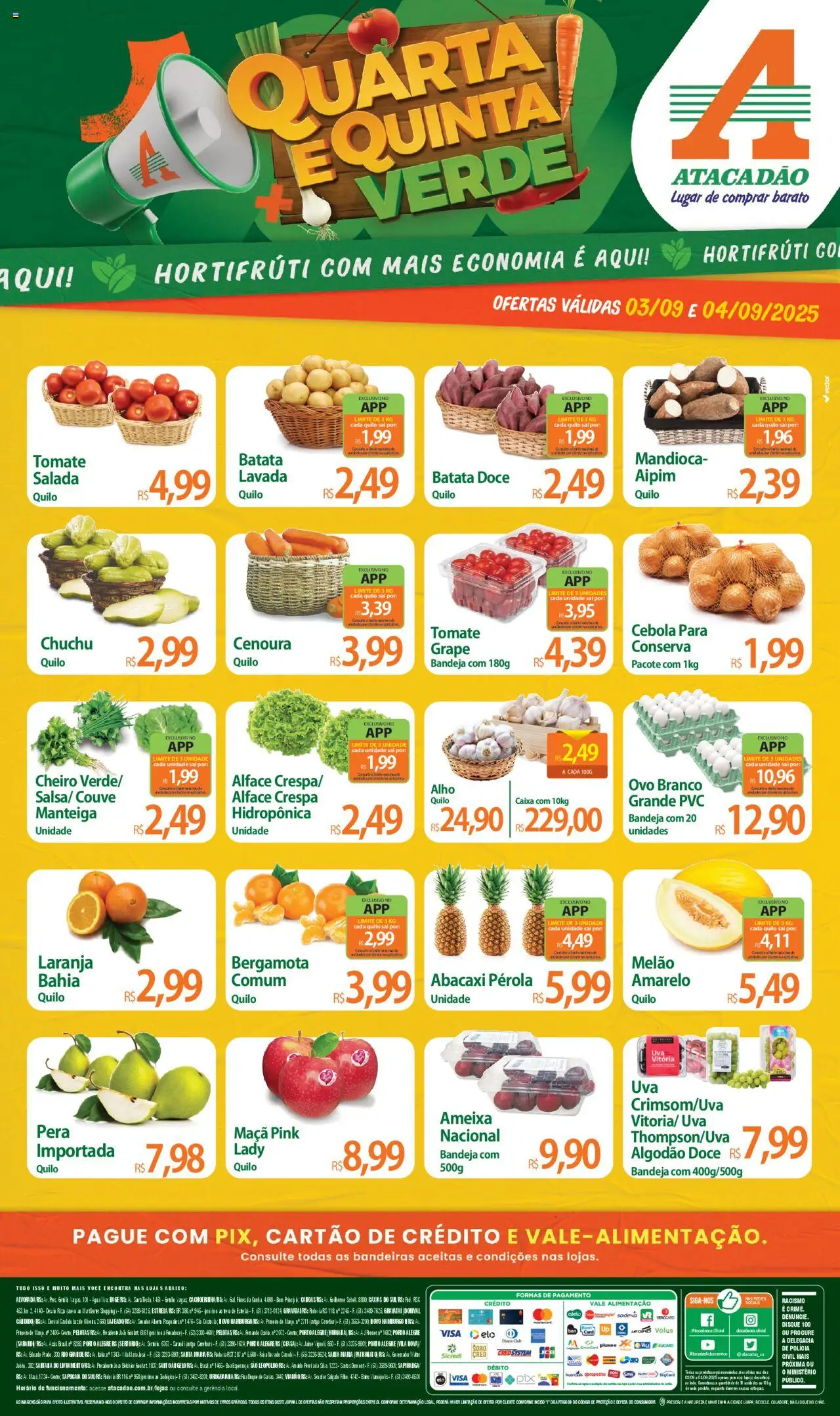 Atacadão folheto "Ofertas - RS" válido a partir de 03/09/2025 - número de página 1