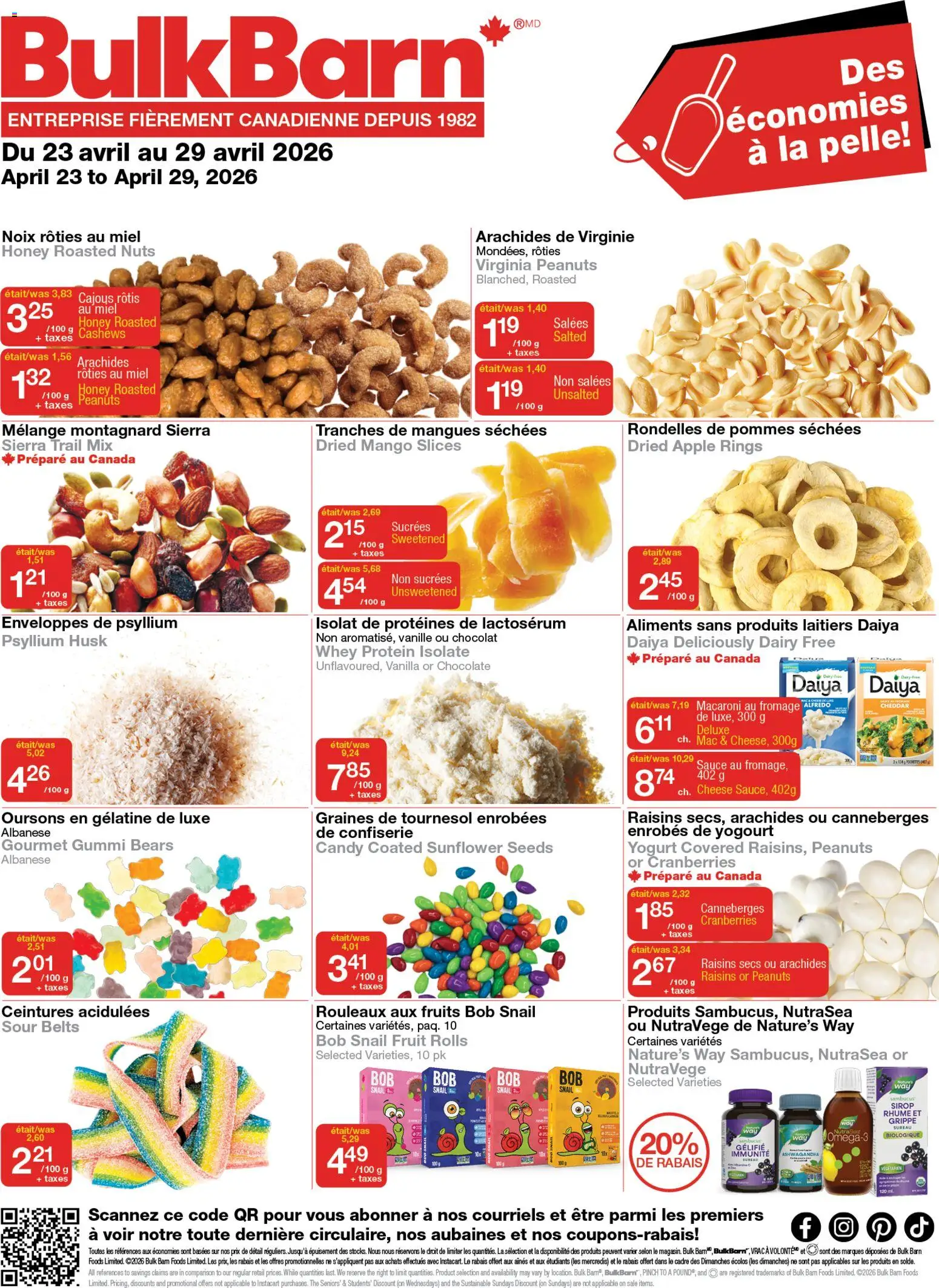 Preview of leaflet Bulk Barn weekly flyer / circulaire from shop Bulk Barn is valid from Apr 23, 2026