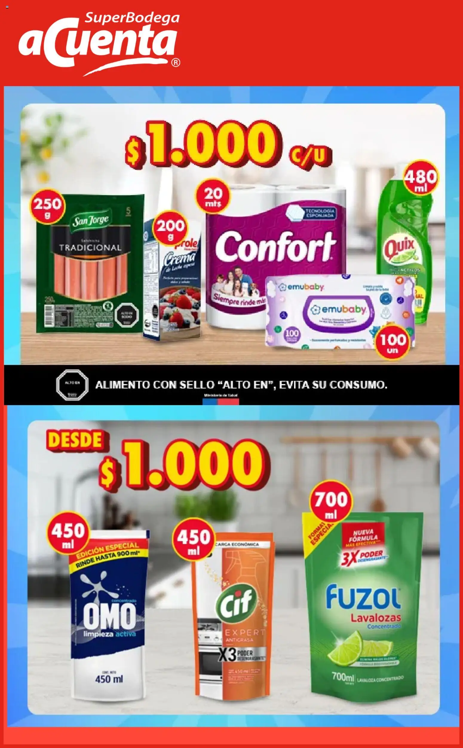 Folleto de la tienda Super Bodega aCuenta válido desde el 24.02.2026 - Crema