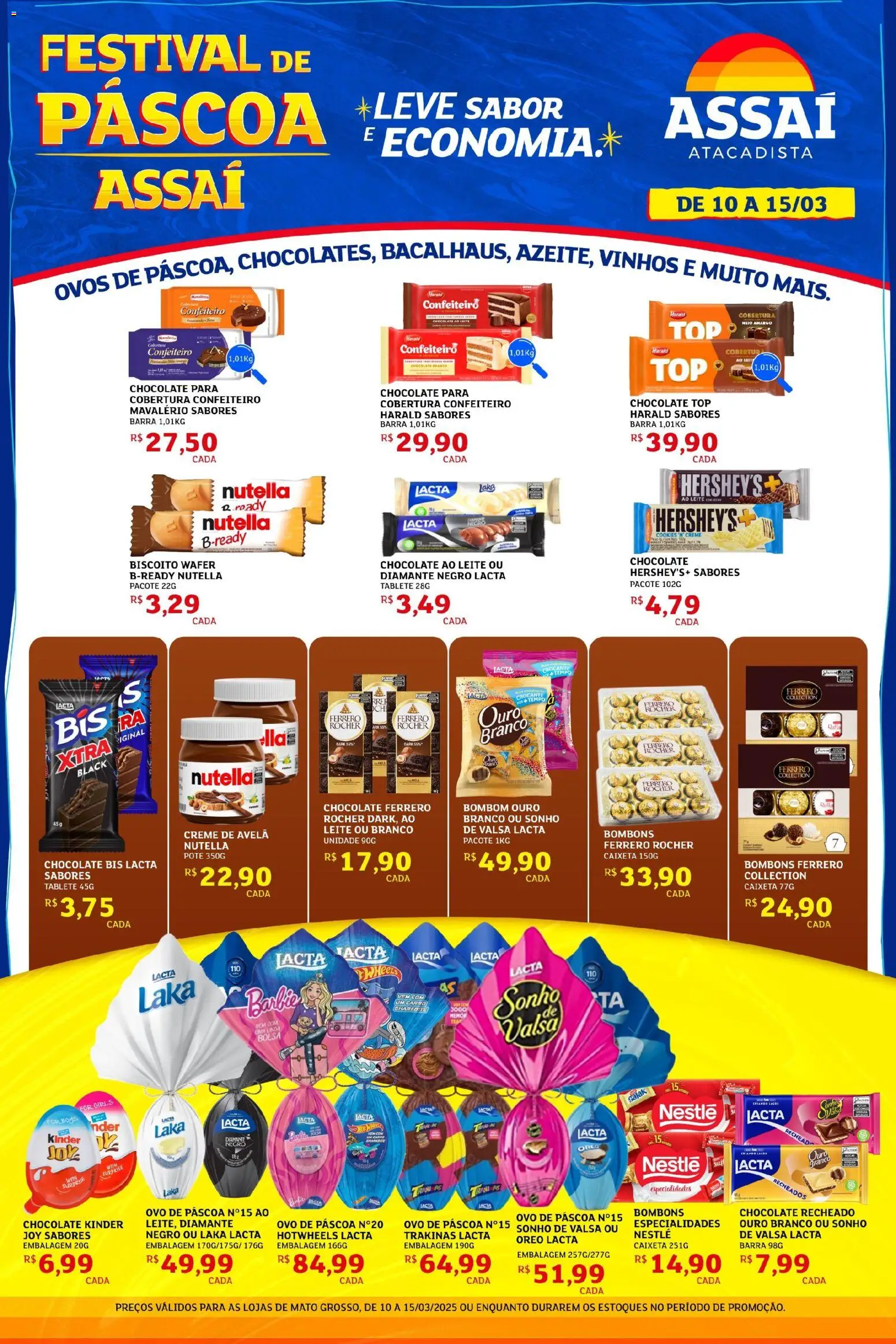 Pré-Visualização do folheto "Assaí Atacadista ofertas - MT" da loja Assaí Atacadista válido a partir de 10/03/2026