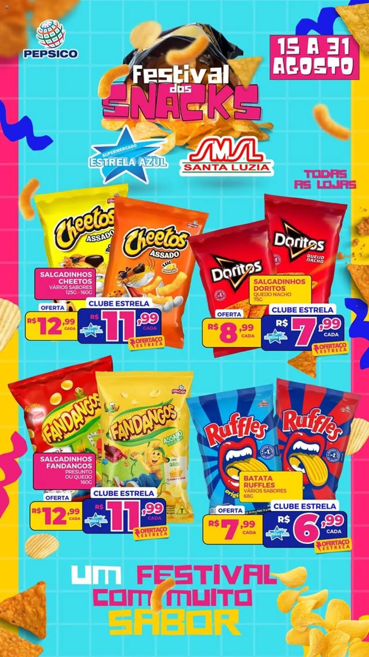 Estrela Azul folheto "Ofertas Festival das Snacks" válido a partir de 15/08/2025 - número de página 1