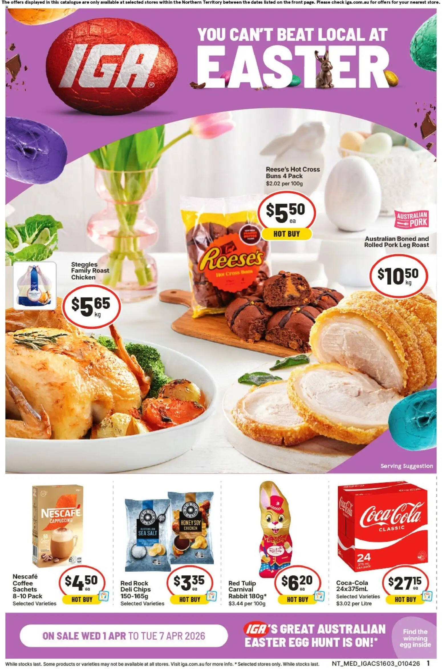 Preview of catalogue IGA catalogue NT from shop IGA valid 01/04/2026