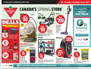 Un aperçu du dépliant Canadian Tire weekly flyer du magasin Canadian Tire est valide à partir 9 avr. 2026