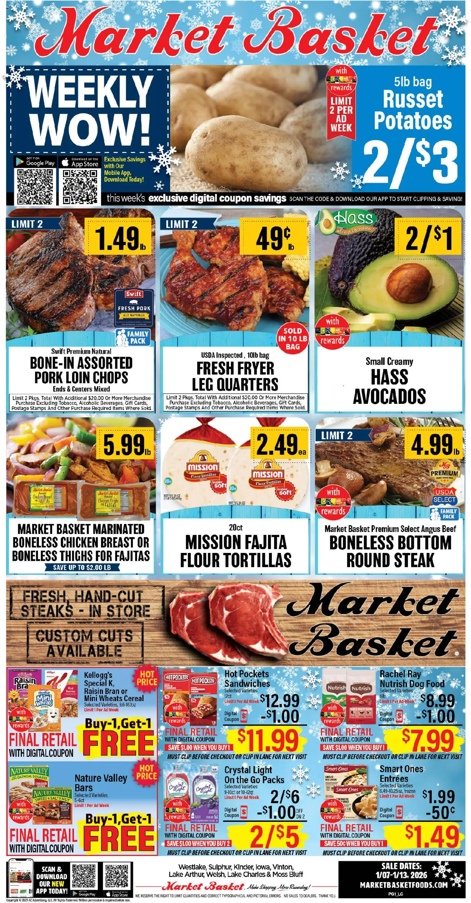 Ad Preview of Market Basket Weekly Ad from 01/07/2026