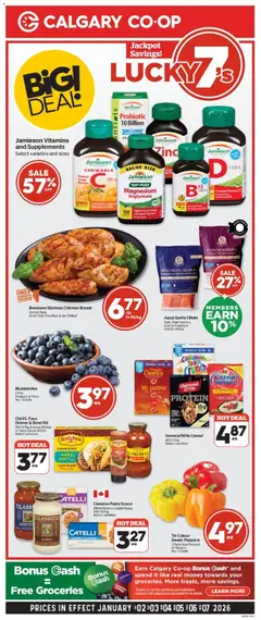 Preview of leaflet Weekly flyer / circulaire from shop Calgary Co-op is valid from Jan 02, 2026