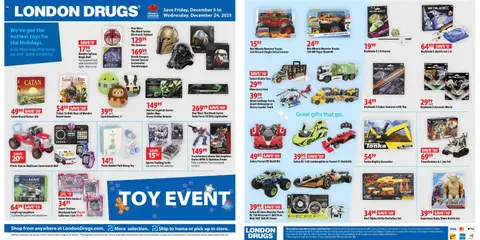 Preview of leaflet Toy Insert from shop London Drugs is valid from Dec 05, 2025