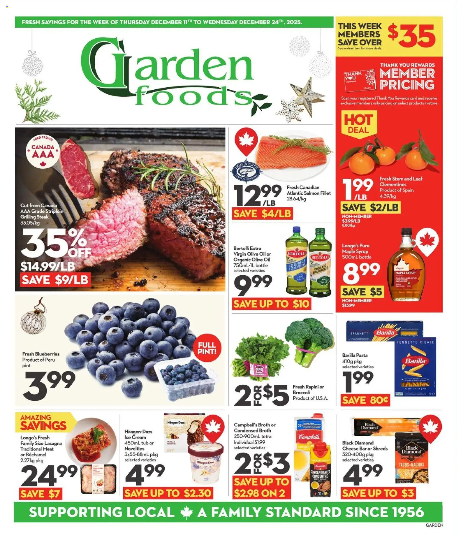 Preview of leaflet Garden Foods from shop Longo's is valid from Dec 11, 2025