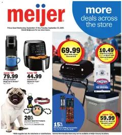 Ad Preview of Meijer More Deals Across the Store from 09/17/2025