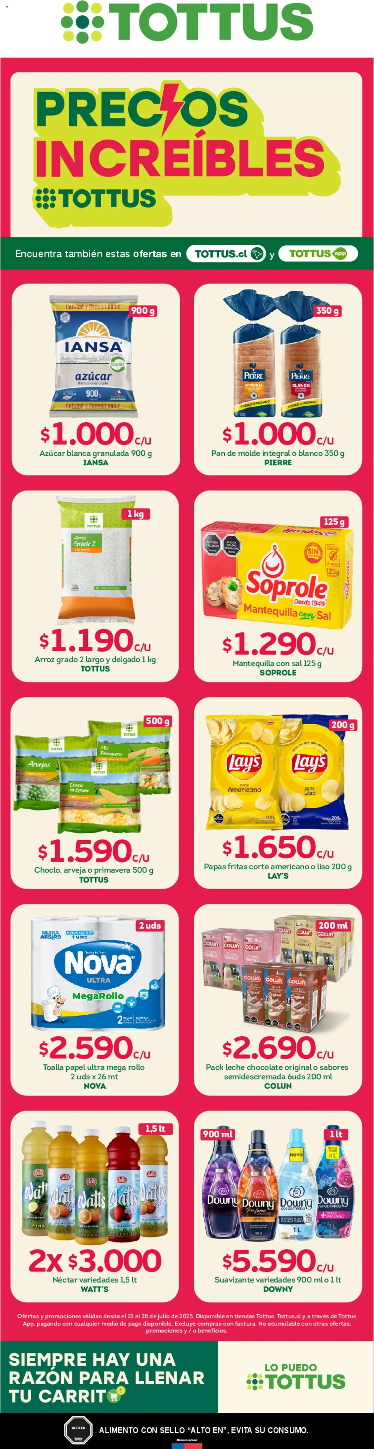 Tottus Ofertas > válido desde 14.07.2025 > número de página 1
