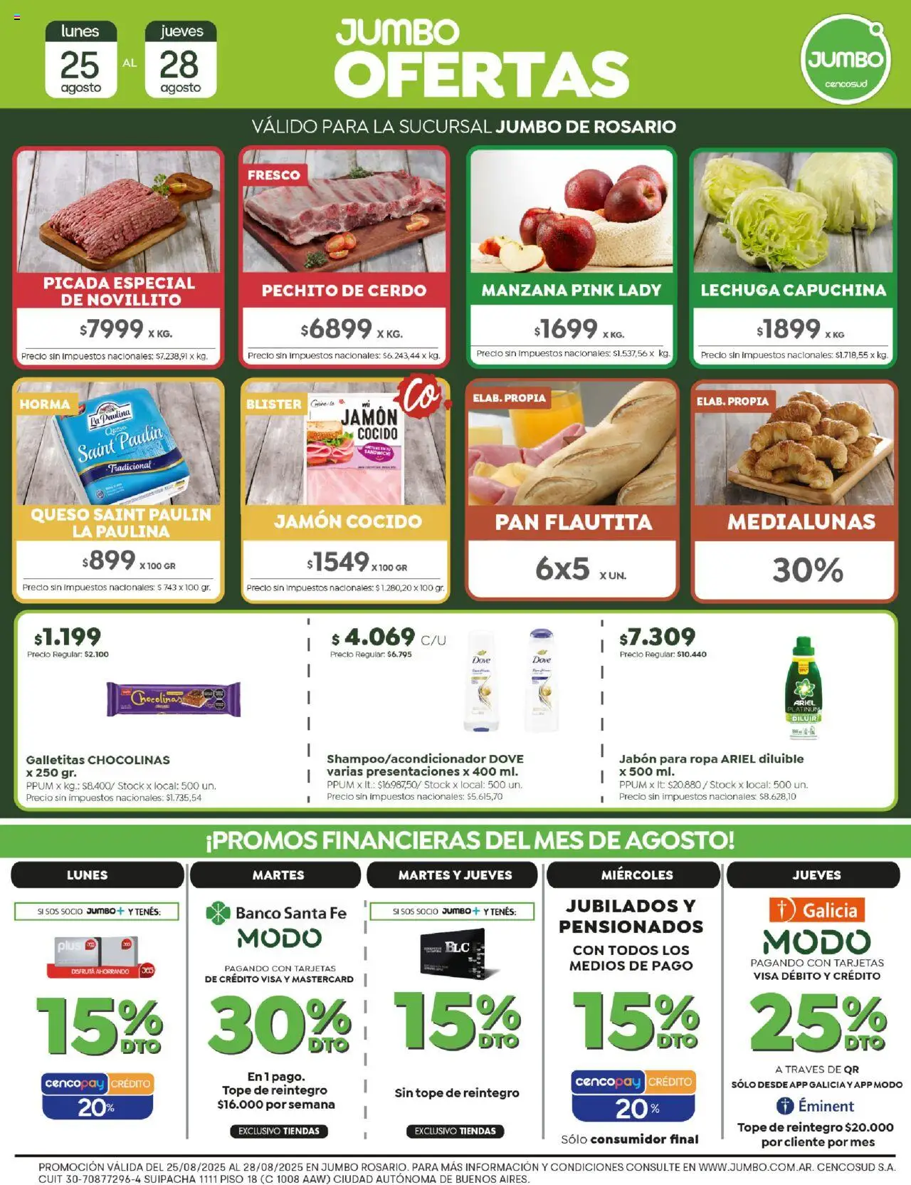 Jumbo Oferta | Rosario del 25/08/2025 >> Catálogo