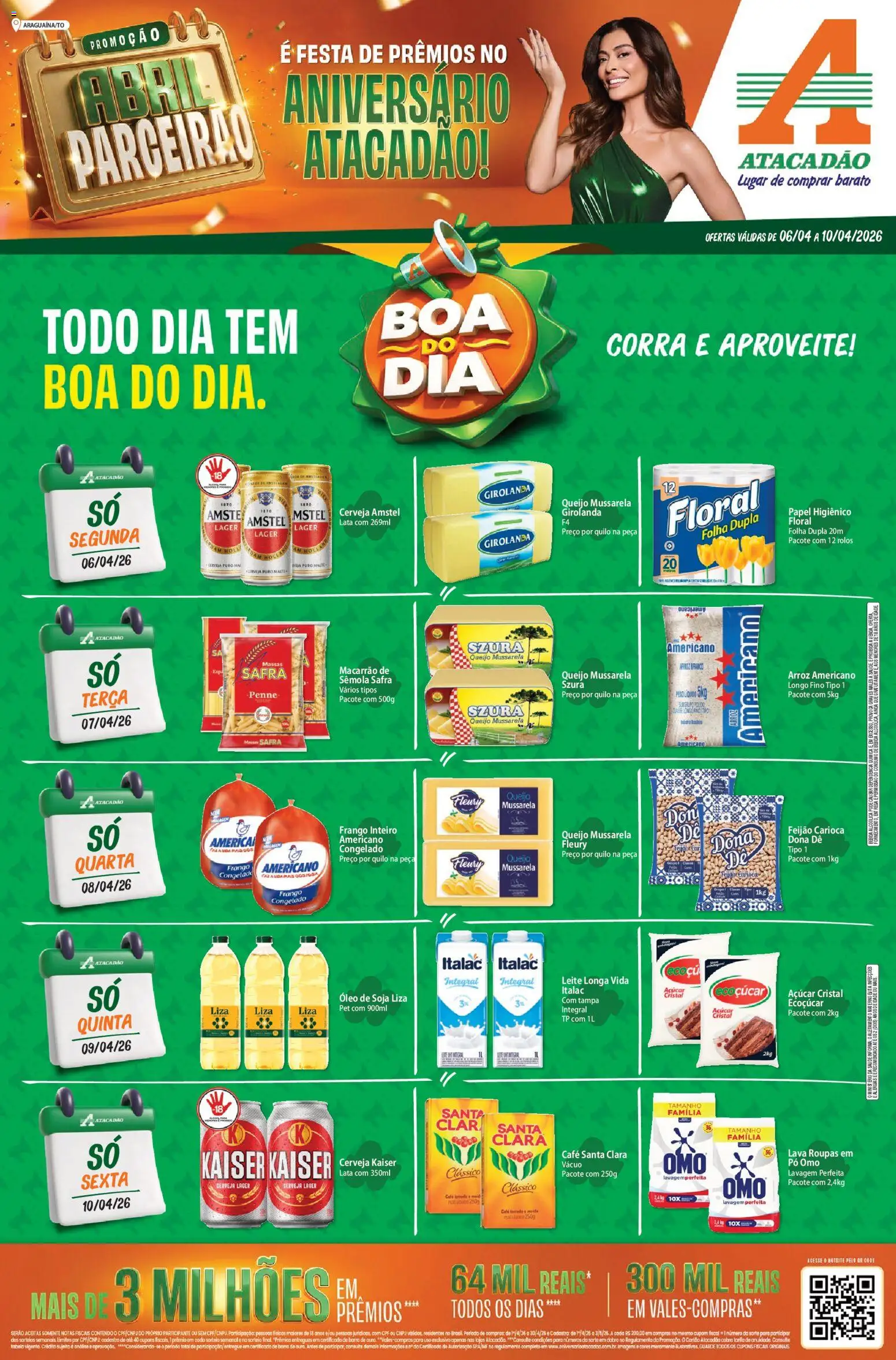 Pré-Visualização do folheto "Atacadão ofertas - TO" da loja Atacadão válido a partir de 06/04/2026