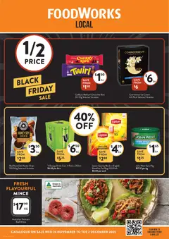 Preview of catalogue Catalogue VIC from shop Foodworks valid 26/11/2025