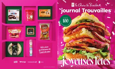 Preview of leaflet Journal Trouvailles - Joyeuses Fêtes from shop Provigo is valid from Oct 30, 2025