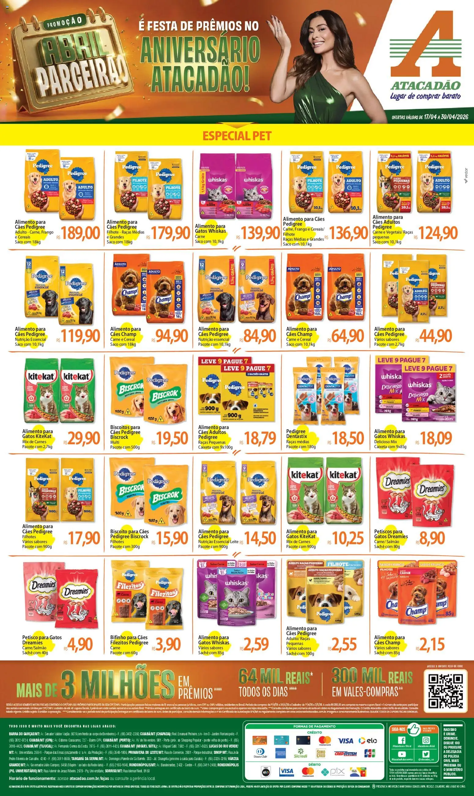 Pré-Visualização do folheto "Atacadão ofertas - MT" da loja Atacadão válido a partir de 17/04/2026