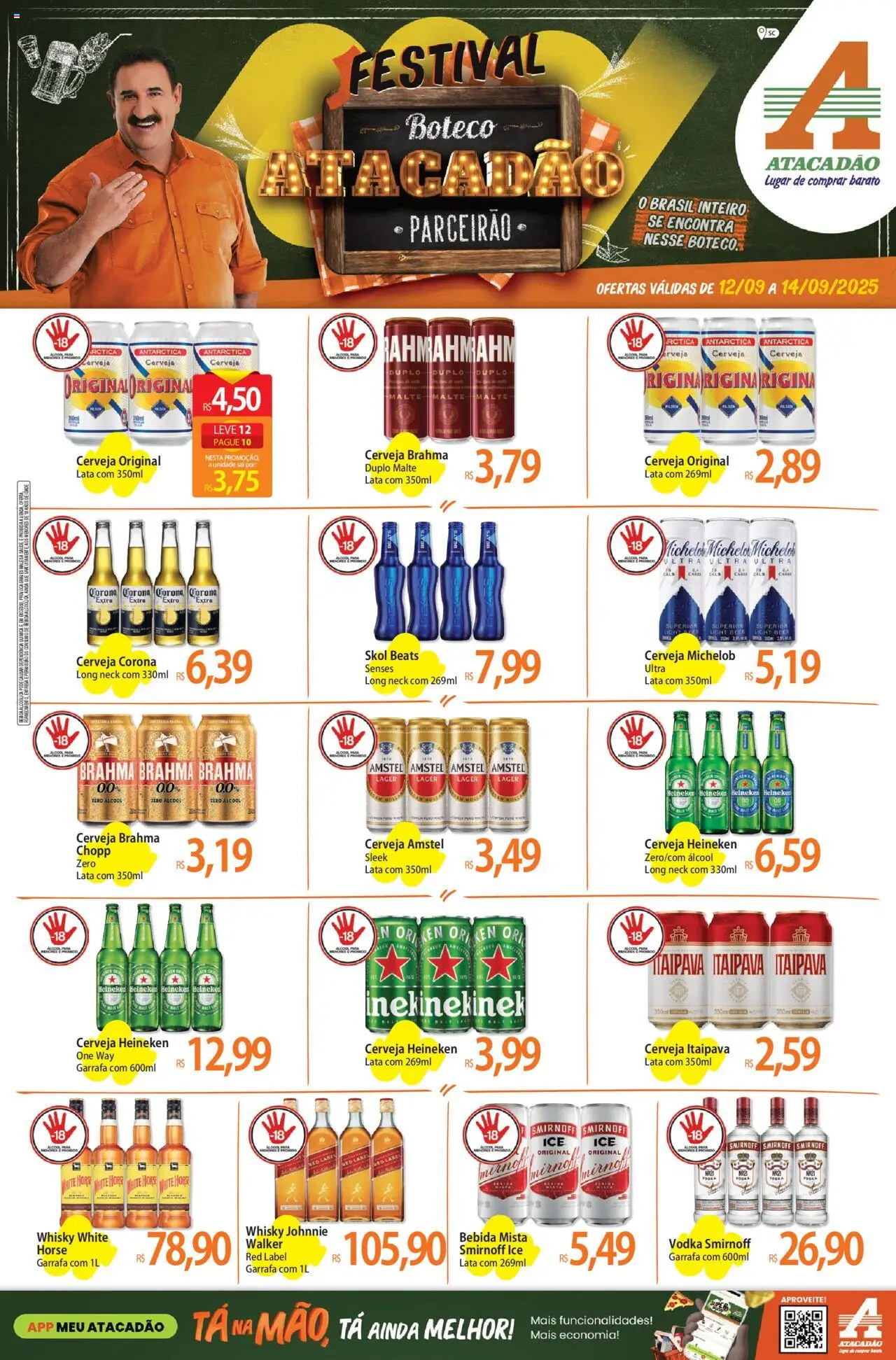 Atacadão folheto "Ofertas - SC" válido a partir de 12/09/2025 - número de página 1