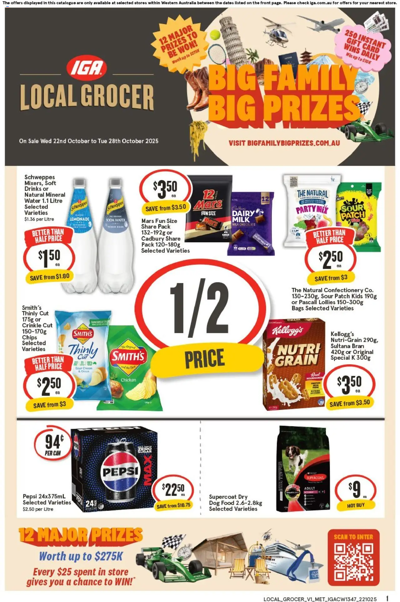 IGA catalogue valid from 22/10/2025 - page 1