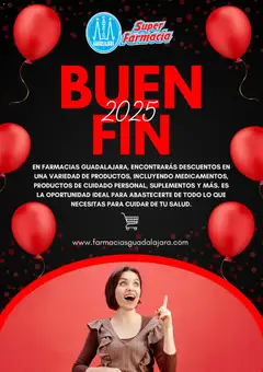 Vista previa las ofertas de la tienda Farmacia Guadalajara - Buen Fin aviso desde el 28/10/2025 