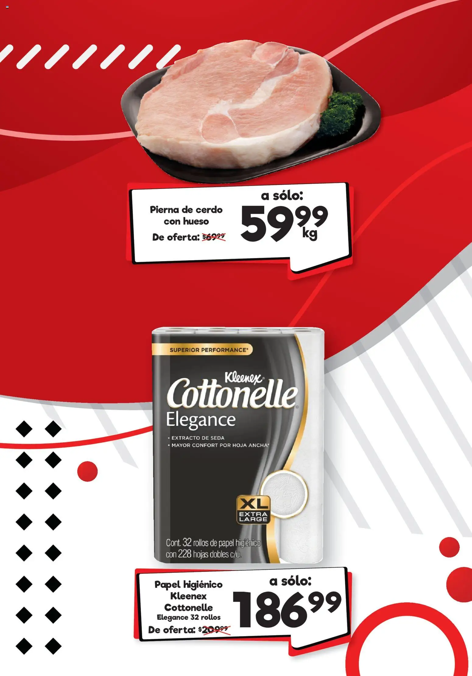 Vista previa las ofertas de la tienda S-Mart - Folleto Ofertas de Feria Reynosa desde el 13/11/2025 - Papel higiénico, Cerdo, Pierna de cerdo