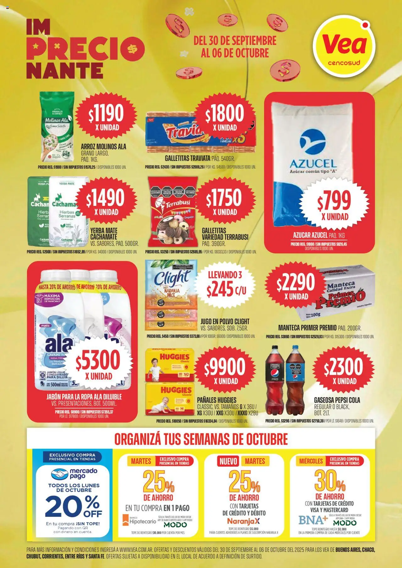 Vea Ofertas del 30/09/2025 >> Catálogo