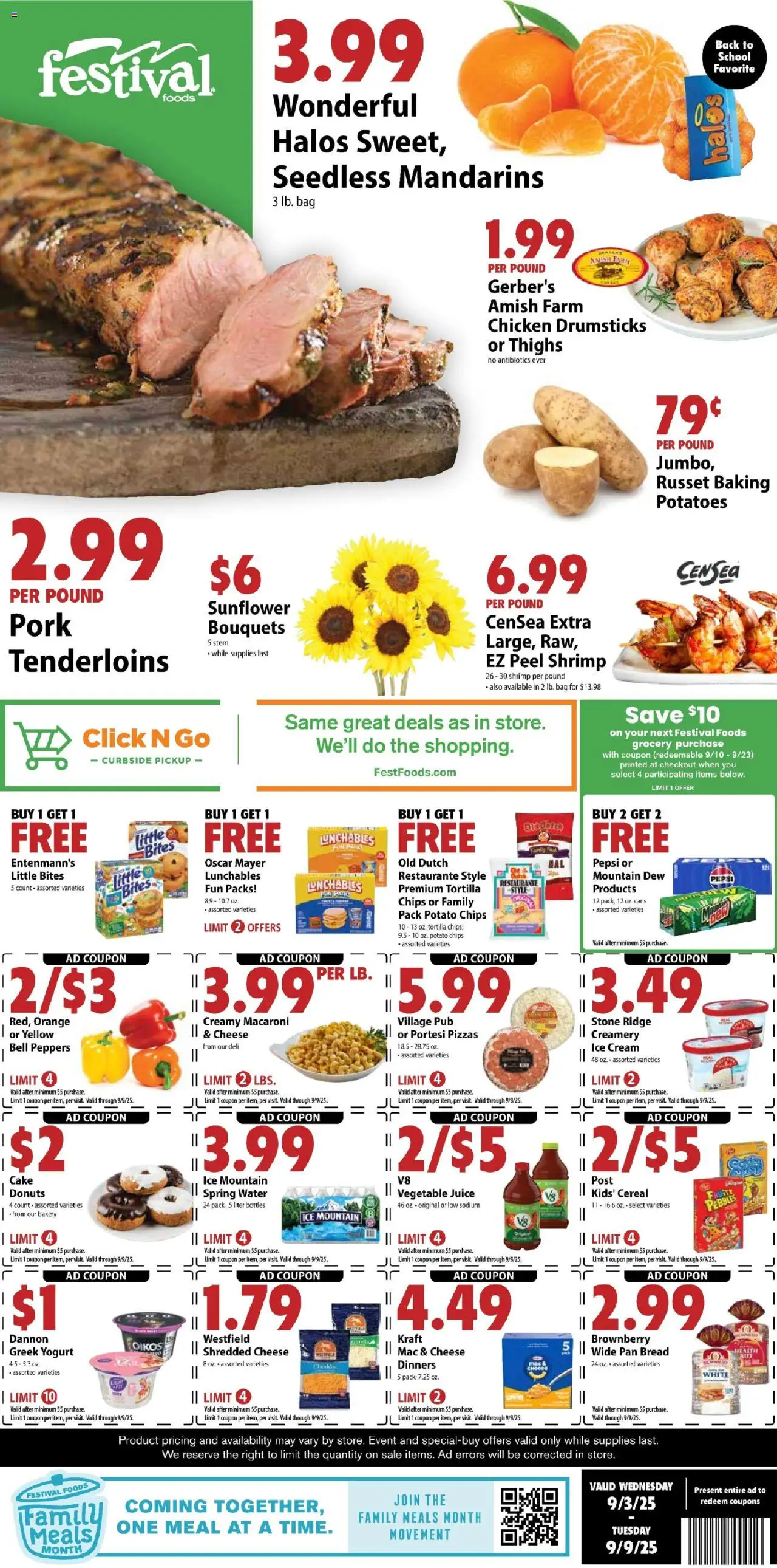 Festival Foods Weekly Ad from 09/03/2025 - Flyer - Page number 1