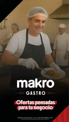 Vista previa del folleto de la tienda Makro válido desde el 11/09/2025 