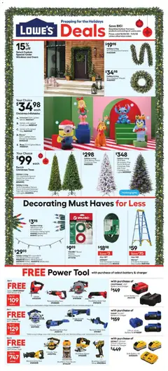 Ad Preview of Lowe's Weekly Ad - FL from 10/30/2025