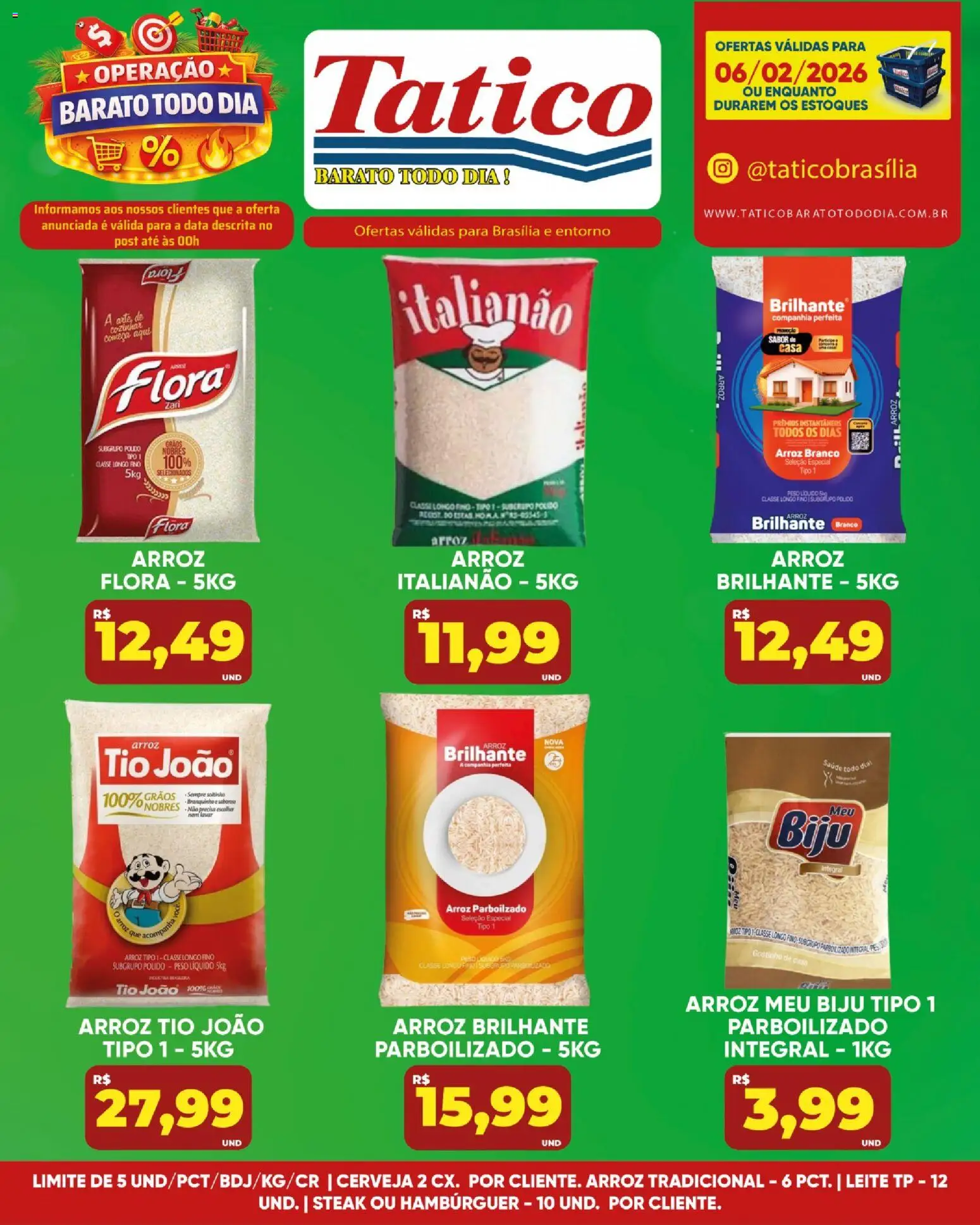 Pré-Visualização do folheto "Ofertas do Dia" da loja Tatico válido a partir de 06/02/2026