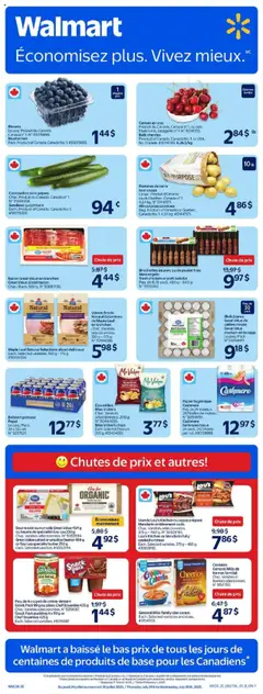 Un aperçu du dépliant Circulaire du magasin Walmart est valide à partir 24 juill. 2025